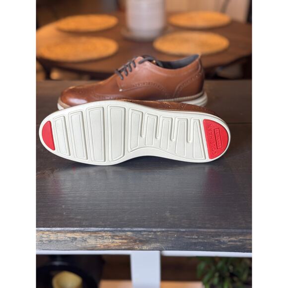 Cole Haan Men’s OriginalGrand Energy Meridian Wingtip Oxford British Tan 7.5 - Picture 10 of 10